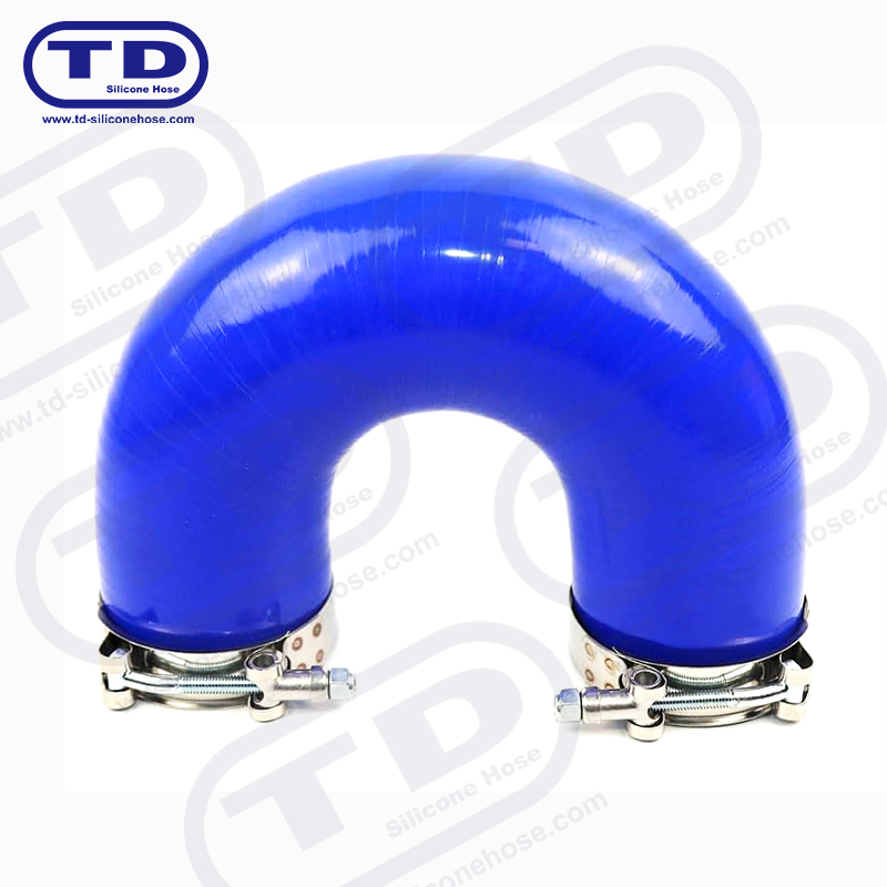 Tubo a gomito a 180 ° silicone (tubo a forma di U)