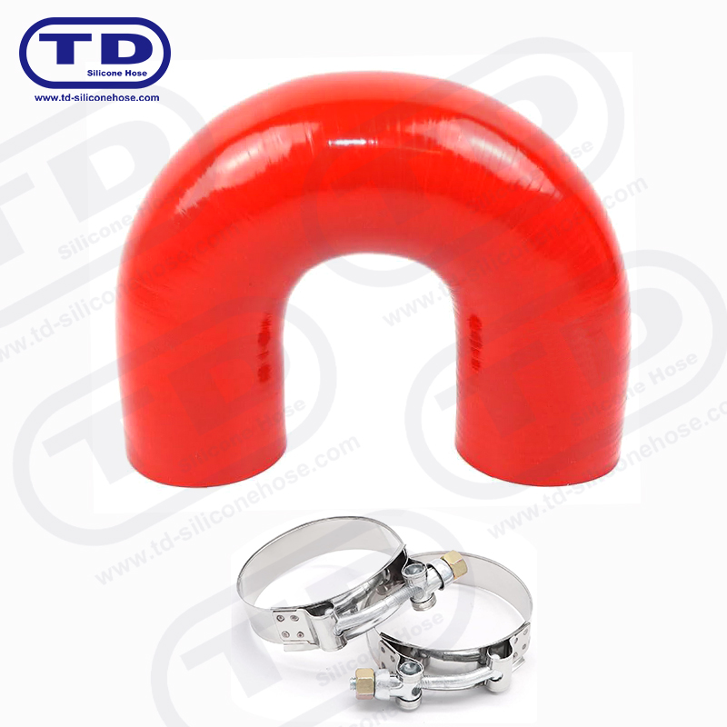 Tubo a gomito a 180 ° silicone (tubo a forma di U)