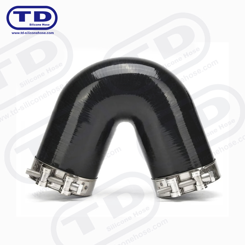 Tubo a gomito in silicone 135 °