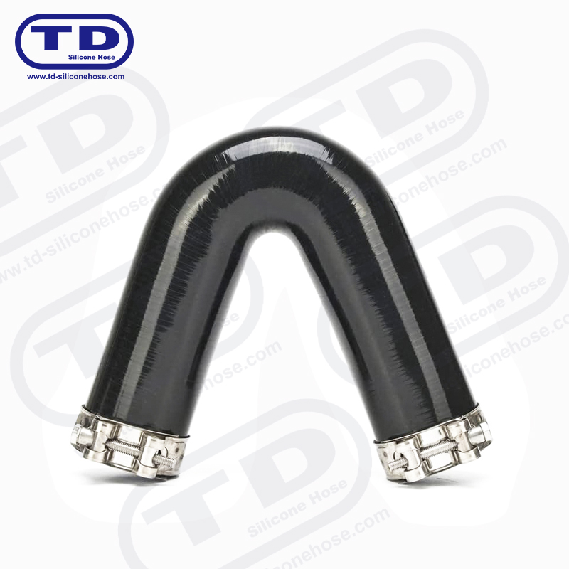 Tubo a gomito in silicone 135 °