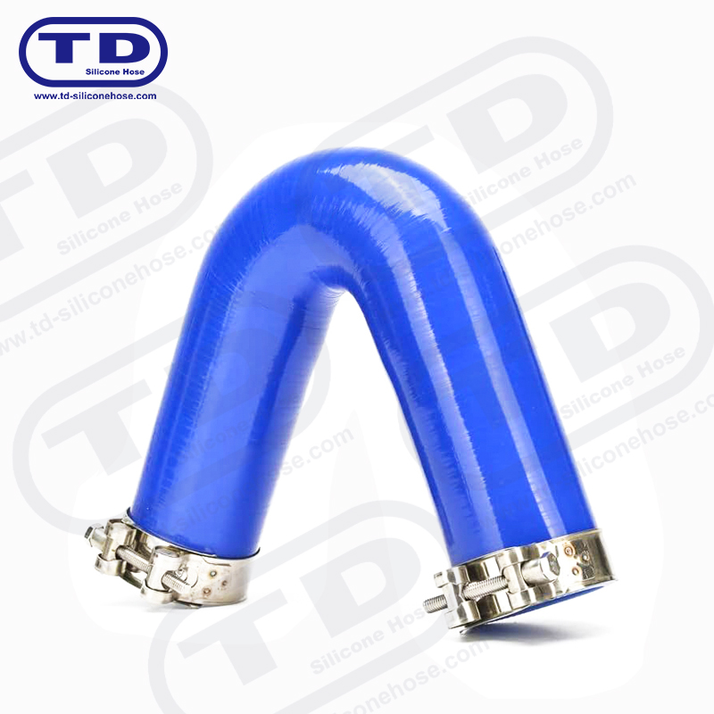 Tubo a gomito in silicone 135 °