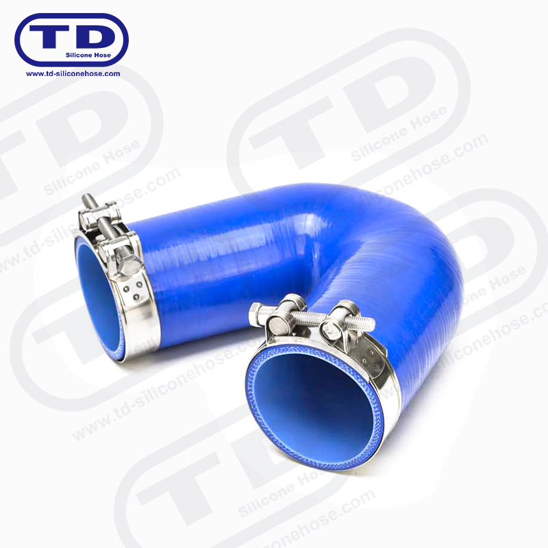 Tubo a gomito in silicone 135 °