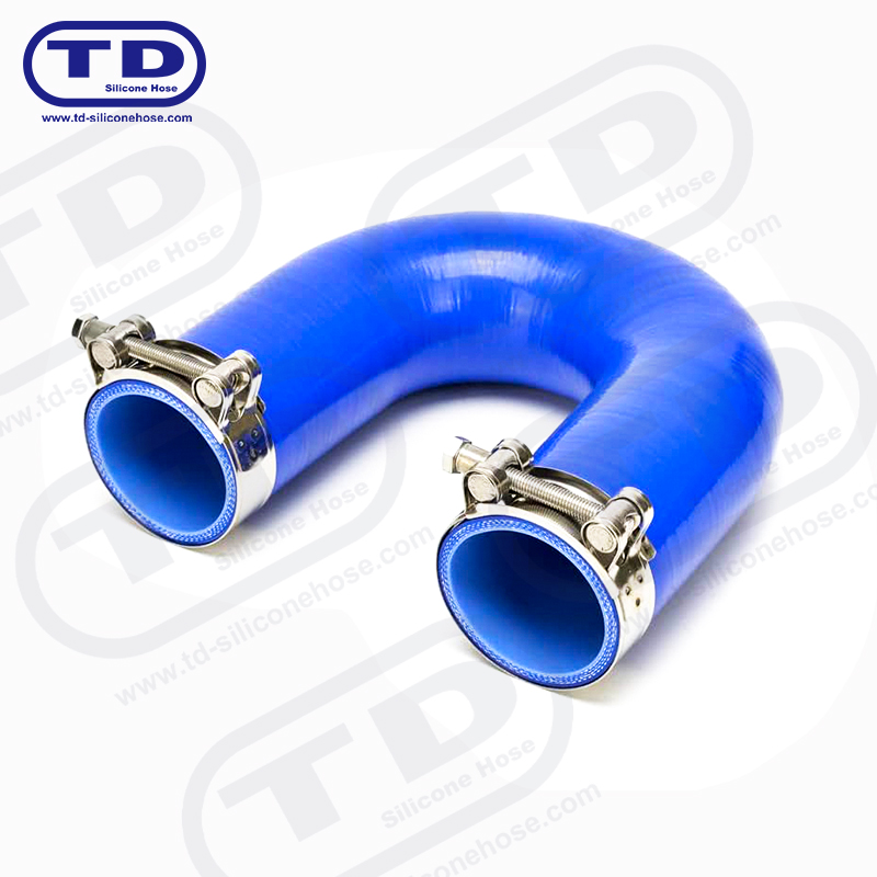 Tubo a gomito a 180 ° silicone (tubo a forma di U)