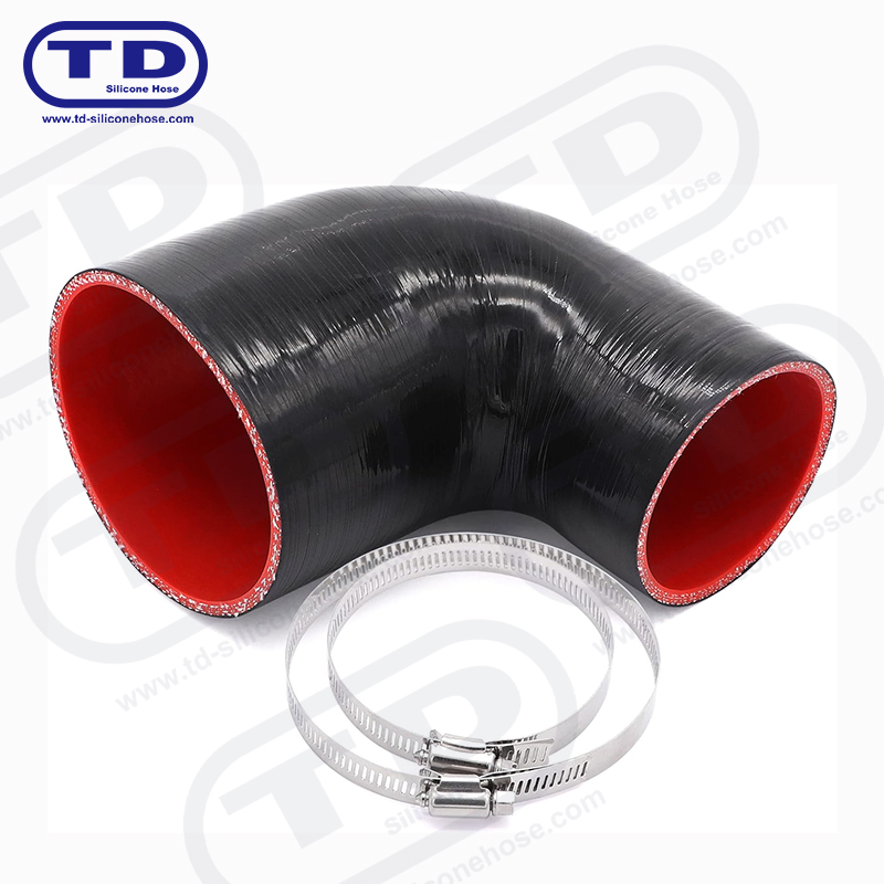 Tubo riduttore di silicone 90 °