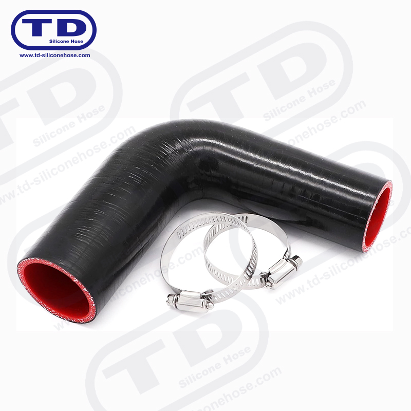 Tubo riduttore di silicone 90 °