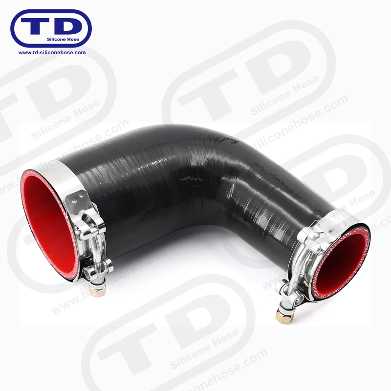 Tubo riduttore di silicone 90 °