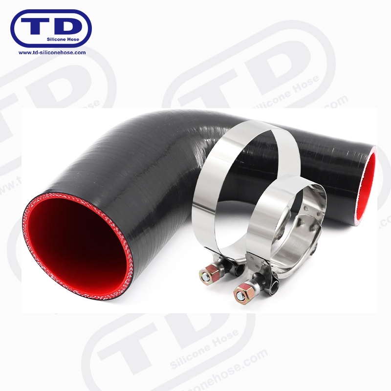 Tubo riduttore di silicone 90 °