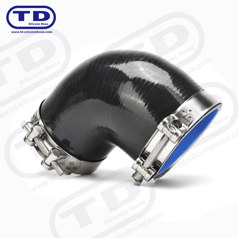 Tubo riduttore di silicone 90 °