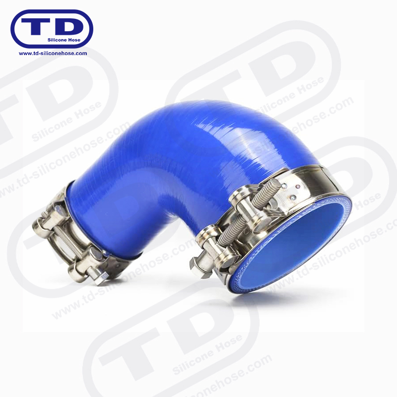 Tubo riduttore di silicone 90 °