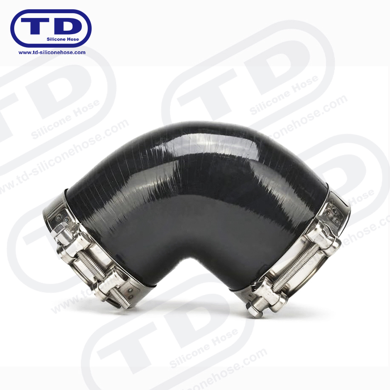 Tubo riduttore di silicone 90 °