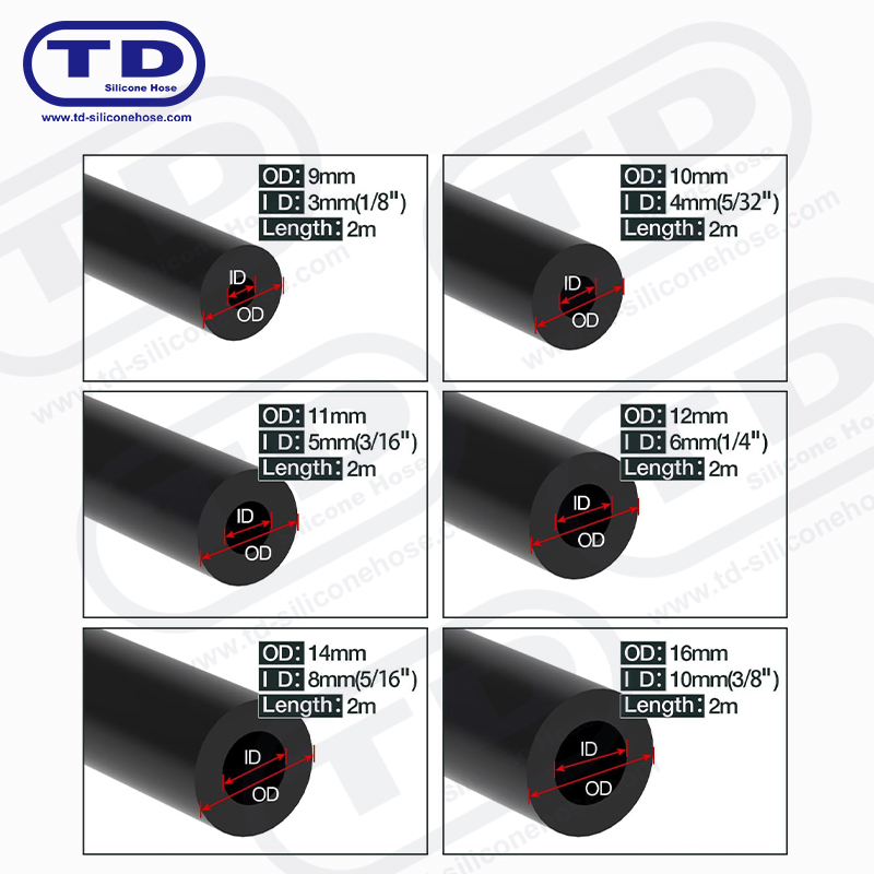 Tubo del vuoto in silicone