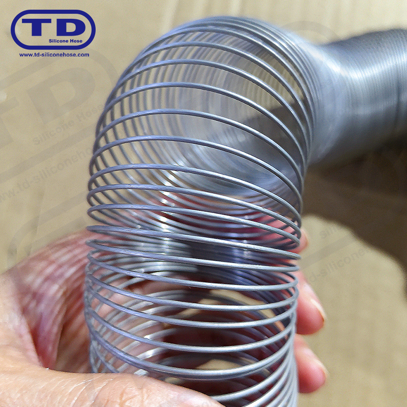 Tubo di silicone rinforzato in filo