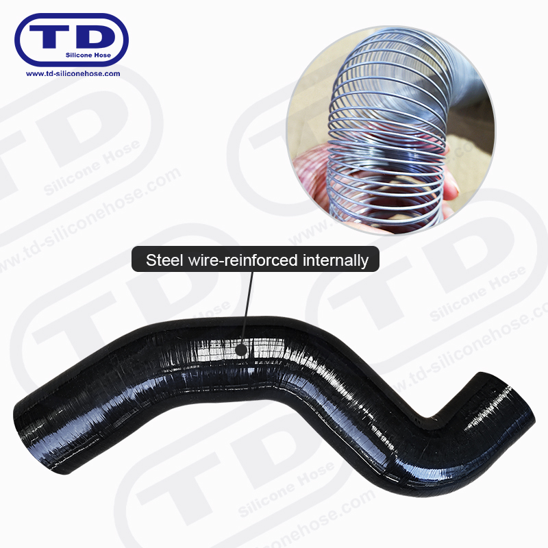 Tubo di silicone rinforzato in filo