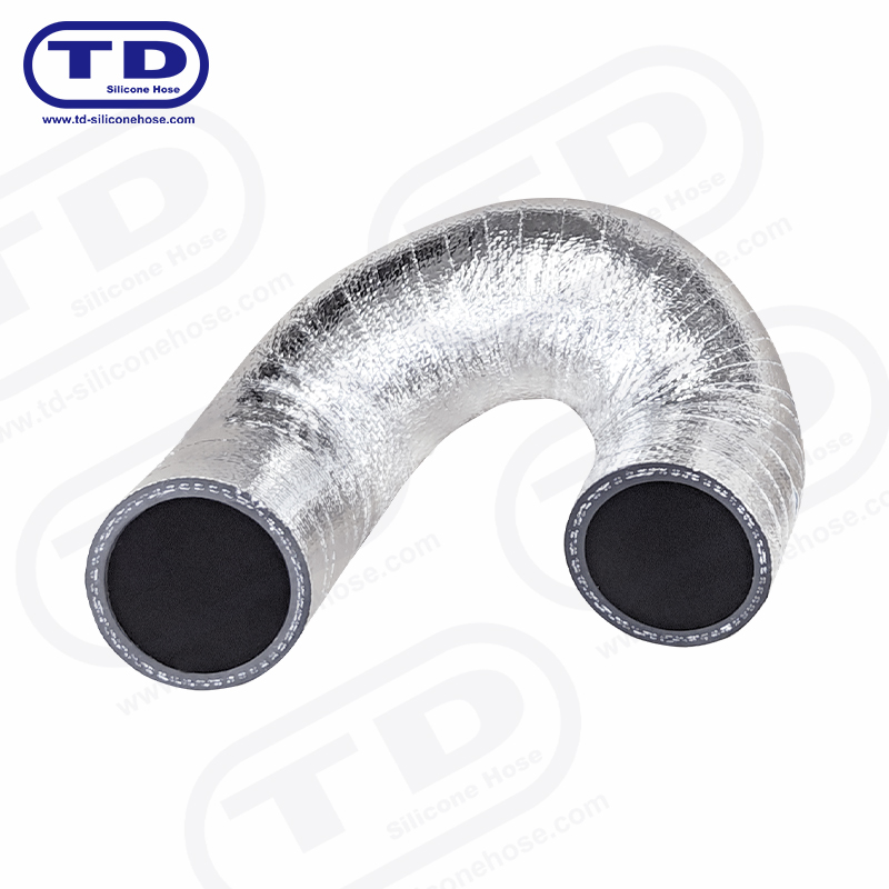 Tubo in silicone avvolto in alluminio