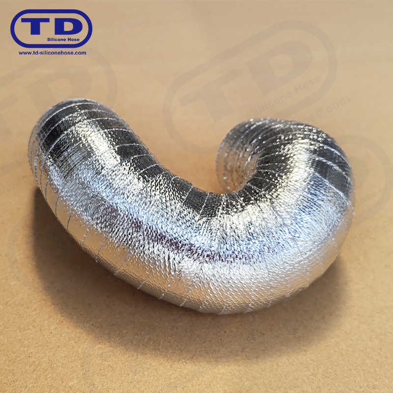 Tubo in silicone avvolto in alluminio