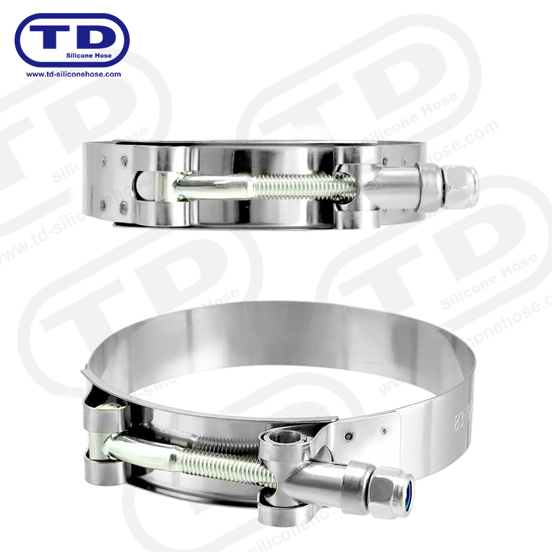 Morsetto per tubo di silicone a T del bullone pesante