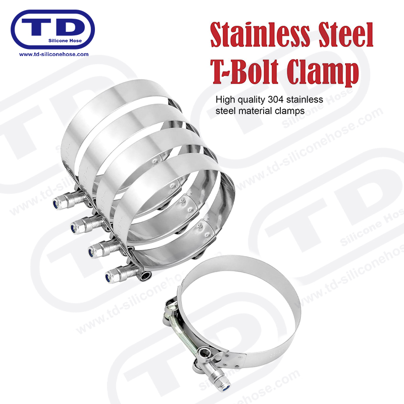 Morsetto per tubo di silicone a T del bullone pesante