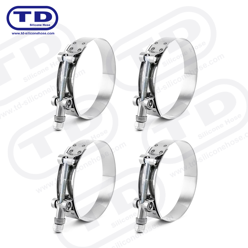 Morsetto per tubo di silicone a T del bullone pesante