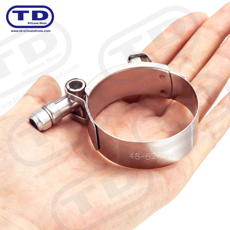 Morsetto per tubo di silicone a T del bullone pesante