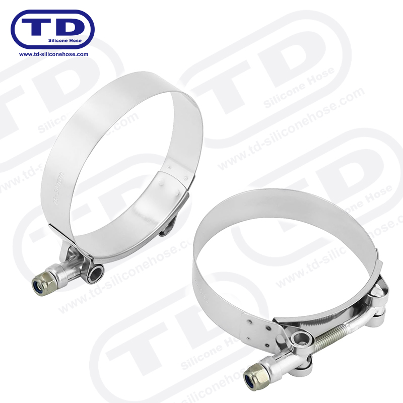 Morsetto per tubo di silicone a T del bullone pesante