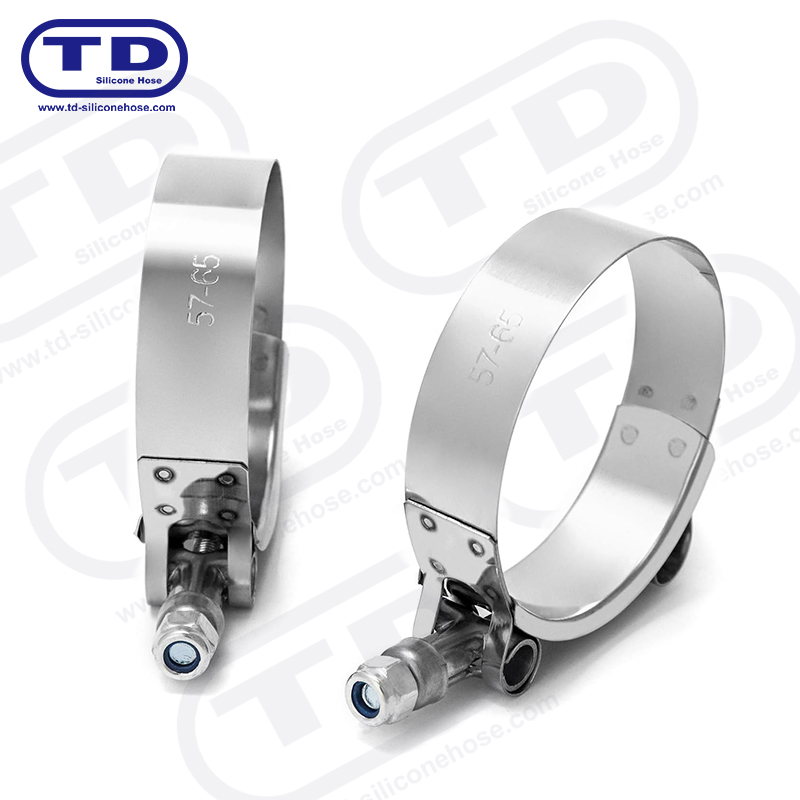 Morsetto per tubo di silicone a T del bullone pesante