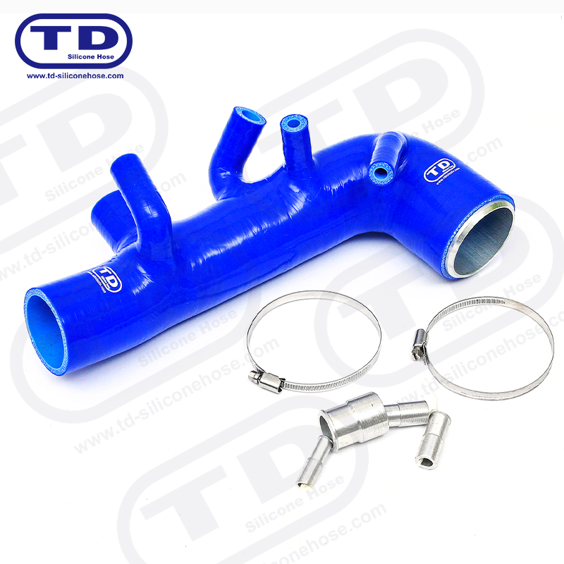 Raccordi in alluminio per tubo di silicone