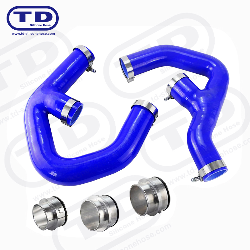 Raccordi in alluminio per tubo di silicone