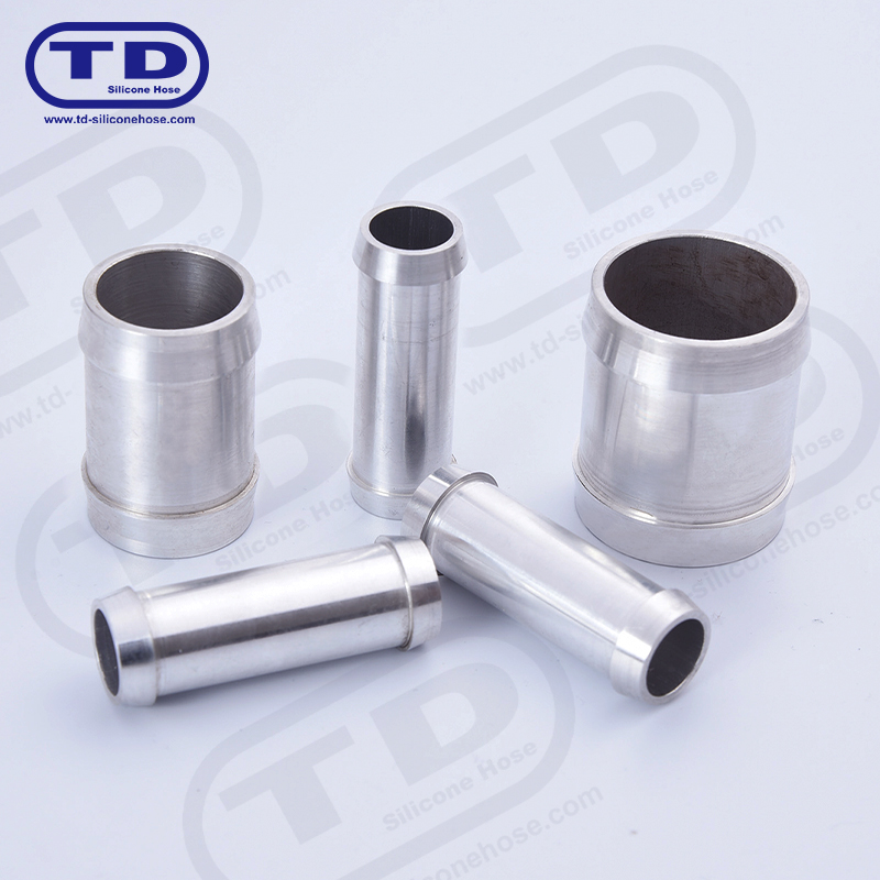 Raccordi in alluminio per tubo di silicone