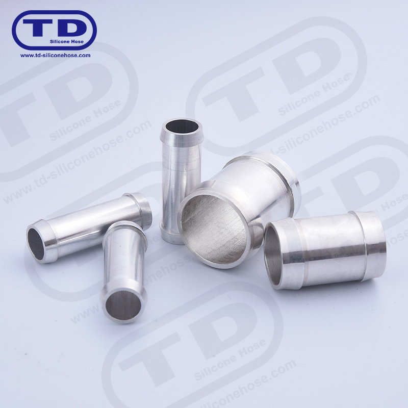 Raccordi in alluminio per tubo di silicone