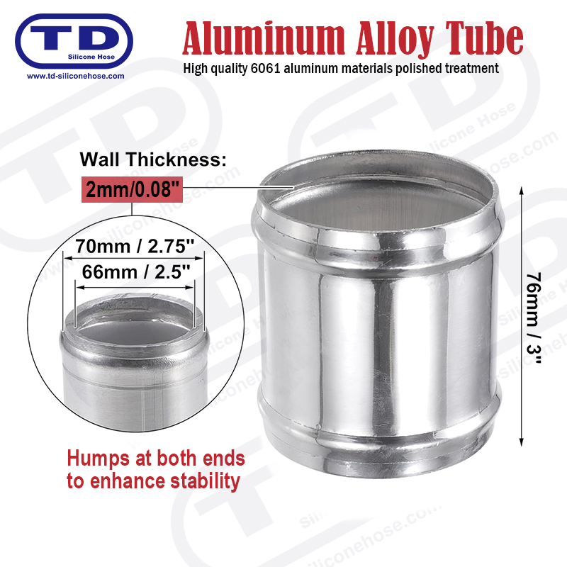 Tubo di alluminio OD: 2,75 